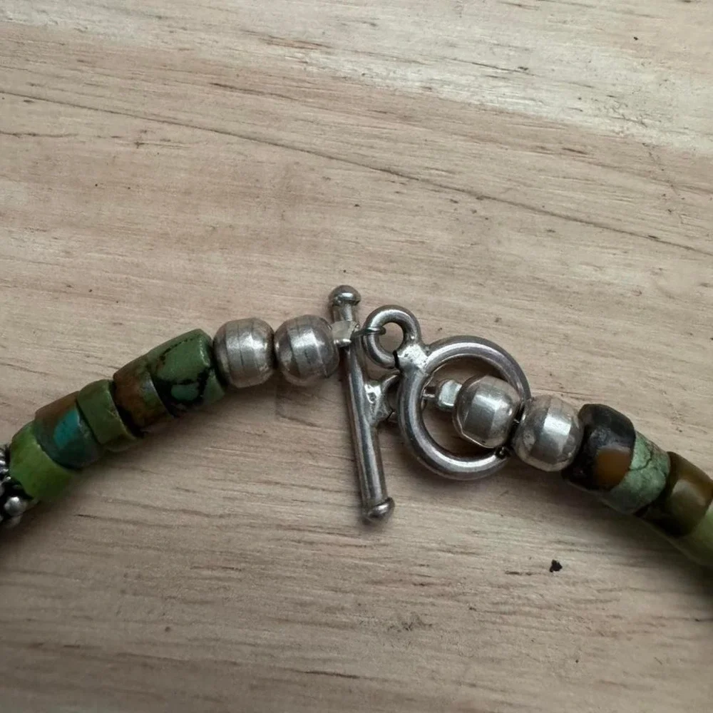 Turquoise Necklace - Heishi Style Beads‎